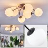 Chehalis Plafoniera, Lampada a sfera Bianco, 6-Luci