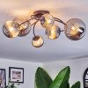 Chehalis Plafoniera, Lampada a sfera Grigio fumo, 6-Luci