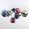 Chehalis Plafoniera, Lampada a sfera 56 cm Blu, Verde, Ramato, 6-Luci