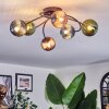 Chehalis Plafoniera, Lampada a sfera 56 cm Blu, Verde, Ramato, 6-Luci