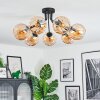 Koyoto Plafoniera, Lampada a sfera Ambrato, 7-Luci
