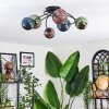 Chehalis Plafoniera, Lampada a sfera Blu, Verde, Ramato, 6-Luci
