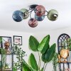Chehalis Plafoniera, Lampada a sfera 56 cm Blu, Verde, Ramato, 6-Luci
