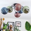 Chehalis Plafoniera, Lampada a sfera 56 cm Blu, Verde, Ramato, 6-Luci