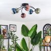 Chehalis Plafoniera, Lampada a sfera 56 cm Blu, Verde, Chiaro, Ramato, 6-Luci