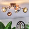 Chehalis Plafoniera, Lampada a sfera 56 cm Blu, Verde, Chiaro, Ramato, 6-Luci