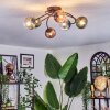 Chehalis Plafoniera, Lampada a sfera 56 cm Blu, Verde, Chiaro, Ramato, 6-Luci