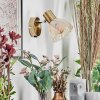 Saire Applique, Faretto da parete Cromo, Ottone, 1-Luce