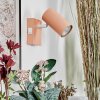 Javel Applique, Faretto da parete Fucsia, Bianco, 1-Luce