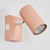 Javel Applique, Faretto da parete Fucsia, Bianco, 1-Luce
