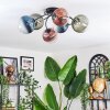 Chehalis Plafoniera, Lampada a sfera 64 cm Blu, Verde, Chiaro, Ramato, 6-Luci