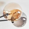 Chehalis Plafoniera, Lampada a sfera 62 cm Ambrato, Grigio fumo, 6-Luci