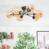 Chehalis Plafoniera, Lampada a sfera 20 cm Ambrato, 6-Luci