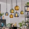 Koyoto Lampadario a sospensione, Lampada a sfera, Lampada a sospensione Blu, Oro, Verde, 6-Luci Koyoto Lampadario a sospensione, Lampada a sfera, Lampada a sospensione Blu, Oro, Verde, 6-Luci