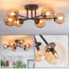 Chehalis Plafoniera, Lampada a sfera 55 cm Ambrato, 6-Luci