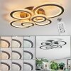 Ronak Plafoniera LED Nero, 1-Luce, Telecomando