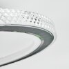 Ronak Plafoniera LED Nero, 1-Luce, Telecomando