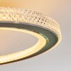 Ronak Plafoniera LED Nero, 1-Luce, Telecomando