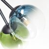 Chehalis Plafoniera, Lampada a sfera Blu, Verde, Chiaro, Ramato, 6-Luci