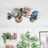 Chehalis Plafoniera, Lampada a sfera Blu, Verde, Chiaro, Ramato, 6-Luci