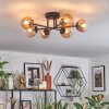 Chehalis Plafoniera, Lampada a sfera 55 cm Ambrato, Chiaro, 6-Luci