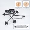 Chehalis Plafoniera, Lampada a sfera 55 cm Ambrato, Chiaro, 6-Luci