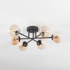 Chehalis Plafoniera, Lampada a sfera 55 cm Ambrato, Chiaro, 6-Luci