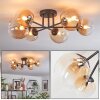 Chehalis Plafoniera, Lampada a sfera 60 cm Ambrato, Chiaro, 6-Luci