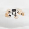 Chehalis Plafoniera, Lampada a sfera 60 cm Ambrato, Chiaro, 6-Luci