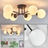 Chehalis Plafoniera, Lampada a sfera 55 cm Bianco, 6-Luci