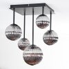 Chehalis Plafoniera, Lampada a sfera Grigio fumo, 5-Luci