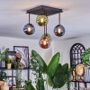 Chehalis Plafoniera, Lampada a sfera Blu, Verde, Ramato, 5-Luci