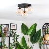 Chehalis Plafoniera, Lampada a sfera 34 cm Ambrato, Chiaro, 3-Luci
