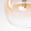 Chehalis Plafoniera, Lampada a sfera 34 cm Ambrato, Chiaro, 3-Luci