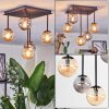 Chehalis Plafoniera, Lampada a sfera Ambrato, Grigio fumo, 5-Luci