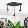Chehalis Plafoniera, Lampada a sfera Ambrato, Chiaro, 5-Luci