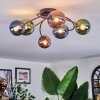 Chehalis Plafoniera, Lampada a sfera Blu, Verde, Ramato, 6-Luci