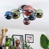 Chehalis Plafoniera, Lampada a sfera Blu, Verde, Ramato, 6-Luci