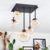 Chehalis Plafoniera, Lampada a sfera Ambrato, Chiaro, 5-Luci