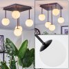 Chehalis Plafoniera, Lampada a sfera Bianco, 5-Luci
