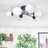 Chehalis Plafoniera, Lampada a sfera 55 cm Bianco, 6-Luci
