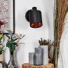 Fallhagen Applique, Faretto da parete Nero, 1-Luce