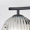 Ripoll Plafoniera, Lampada a sfera Cromo, Grigio fumo, 2-Luci