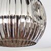 Ripoll Plafoniera, Lampada a sfera Cromo, Grigio fumo, 2-Luci