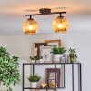 Gastor Plafoniera, Lampada a sfera Ambrato, 2-Luci