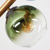 Koyoto Plafoniera, Lampada a sfera Oro, Nero, 8-Luci