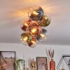 Koyoto Plafoniera, Lampada a sfera Oro, Nero, 8-Luci