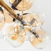 Koyoto Plafoniera, Lampada a sfera Oro, Nero, 8-Luci