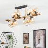Koyoto Plafoniera, Lampada a sfera Oro, Nero, 8-Luci