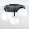 Chehalis Plafoniera, Lampada a sfera Bianco, 3-Luci